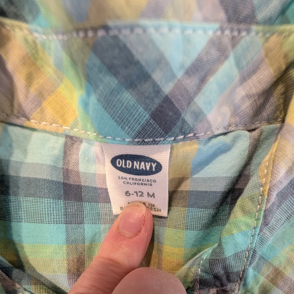 Old Navy colorful plaid